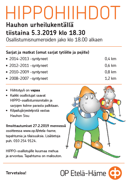 hippo hiihdot 2019
